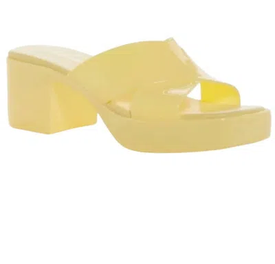 Jeffrey Campbell Women's Bubblegum Platform Sandal In Yellow