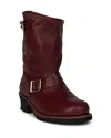 Jeffrey Campbell Standoff Boot In Red