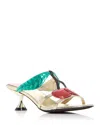 JEFFREY CAMPBELL WOMEN'S CHERRY KITTEN HEEL SANDALS