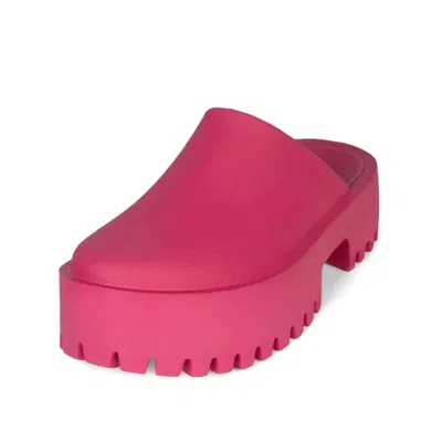 Jeffrey Campbell Women's Clogge Shoes In Fuchsia In Pink