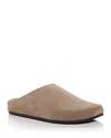 Jeffrey Campbell Content Womens Suede Slip On Mules In Beige