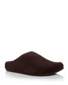 Jeffrey Campbell Content Suede Clog In Coffee