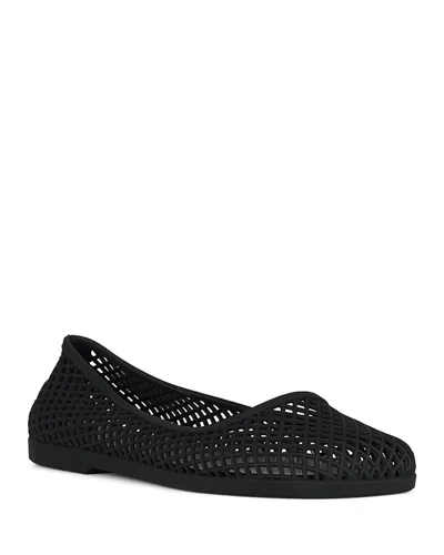 JEFFREY CAMPBELL WOMEN'S DAY-OFF CUTOUT JELLY FLATS