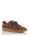Jeffrey Campbell Dillan Genuine Calf Hair Sneaker In Brown/black Cheetah