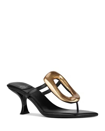 Jeffrey Campbell Linq Up Slide Sandal In Black