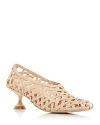 Jeffrey Campbell Women's Encaged Lattice Kitten Heel Pumps In Beige