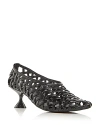 Jeffrey Campbell Women's Encaged Lattice Kitten Heel Pumps In Black