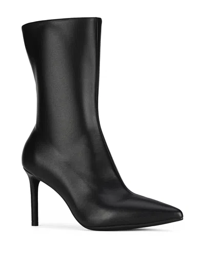 Jeffrey Campbell Women's Everynite Mid Calf Stiletto Boots In Black