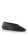 Jeffrey Campbell Women's Fathom Square Toe Ballet Flats In Black
