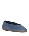 Jeffrey Campbell Women's Fathom Square Toe Ballet Flats In Blue