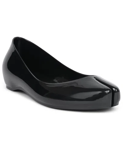 Jeffrey Campbell Women's Fixed Split-toe Jelly Flats In Black