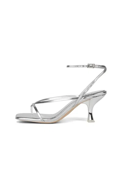 Jeffrey Campbell Women's Fluxx Strappy Sandal In Silver Metallic