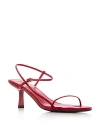 Jeffrey Campbell Women's Gallery Strappy High Heel Sandals In Red
