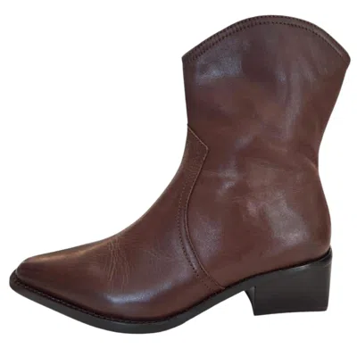 Jeffrey Campbell Women's Get Em Boots In Brown Washed