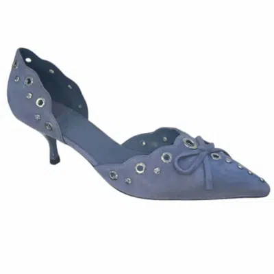 Jeffrey Campbell Women Gratified Pump In Dusty Blue In Multi
