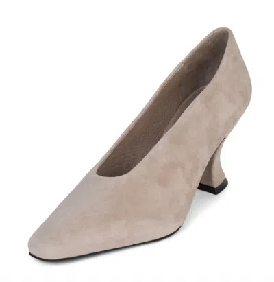 Jeffrey Campbell Women's Hints Pumps In Suede Beige In Multi