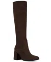 Jeffrey Campbell Women's Hotlava Knee-high Block-heel Boots In Brown