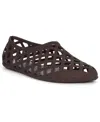 Jeffrey Campbell Women's Jellz Caged Ballet Jelly Flats In Animal Print