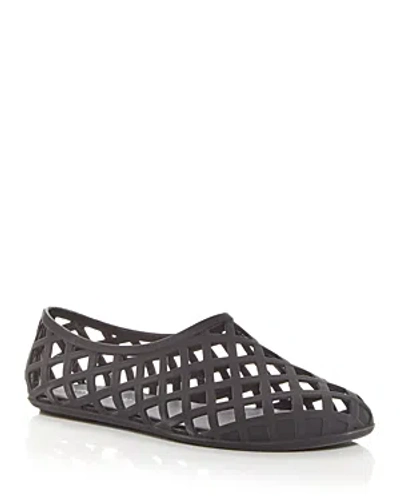 Jeffrey Campbell Jellz Flats In Black Matte