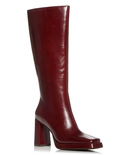 Jeffrey Campbell Maximal-2 Boot In Wine Suede