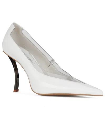 Jeffrey Campbell Women's Miss-vixen Pointed Toe Pumps In White
