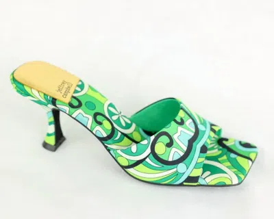Jeffrey Campbell Women's Mr Big Sandals In Green Combo
