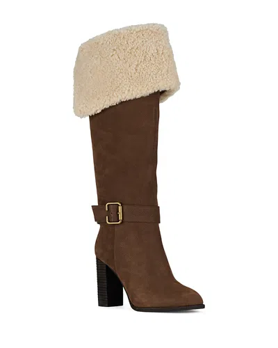 Jeffrey Campbell Women's Nestle Cuff Boots In Brown