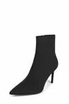 Jeffrey Campbell Women's Daring Pointed Toe Calf Hair High Heel Ankle Boots In Black