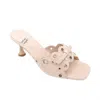 Jeffrey Campbell Woman Sandals Beige Size 7 Leather In Multi