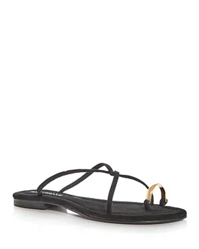 JEFFREY CAMPBELL WOMEN'S PACIFICO TOE RING SLIDE SANDALS