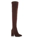 Jeffrey Campbell Women's Parisah Over The Knee Boots In Dark Brown Suede