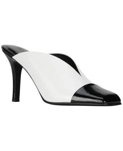 Jeffrey Campbell Women's Passage Square Toe Dress Mules In White