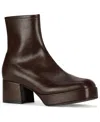 Jeffrey Campbell Women's Platform Block-heel Booties In Brown