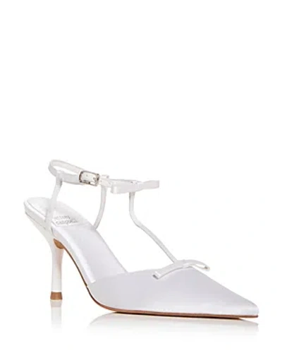 Jeffrey Campbell Women's Playhouse Pointed Toe Pumps In White