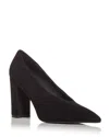 Jeffrey Campbell Potent Pointed Toe Pump In Black Suede