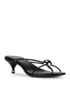 Jeffrey Campbell Women's Preciosa Open Slide Sandals In Black/silver