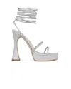 Jeffrey Campbell Women Prima Donna Chunky Platform In Grey In Metallic