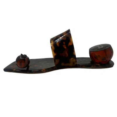 Jeffrey Campbell Women's Prophesy Sandals In Natural In Black