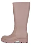 Jeffrey Campbell Women's Rain Pour Boot In Beige Matte In Multi