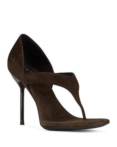 Jeffrey Campbell Women's Rhian Suede Thong Pumps In Multi