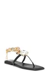 Jeffrey Campbell Women's Ring On It Sandal In Black In Black
