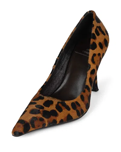 Jeffrey Campbell Women's Risktake Pumps In Tan Brown Cheetah