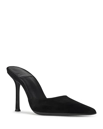 Jeffrey Campbell Women's Robyn Mule Pumps In Black Suede