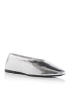 Jeffrey Campbell Romp Flat In Silver