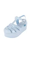 Jeffrey Campbell Women's Sandals 8 Platform Jelly Y2k Sandals In Candied Blue