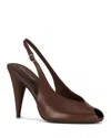 Jeffrey Campbell Women's Snoah Slingback Pumps In Brown