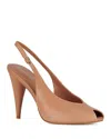 Jeffrey Campbell Women's Snoah Slingback Pumps In Toast