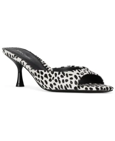 Jeffrey Campbell Women's Spy-kid-f Mid-heel Slip-on Dress Sandals In Multi