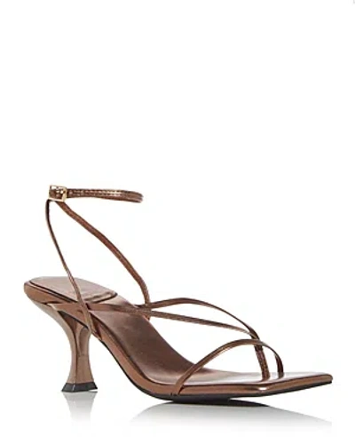 Jeffrey Campbell Women's Strappy High-heel Sandals In Bronze Metallic