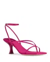 Jeffrey Campbell Women's Strappy Sandals In Fuchia Satin